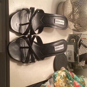 Steve Madden Black Women's Sandals